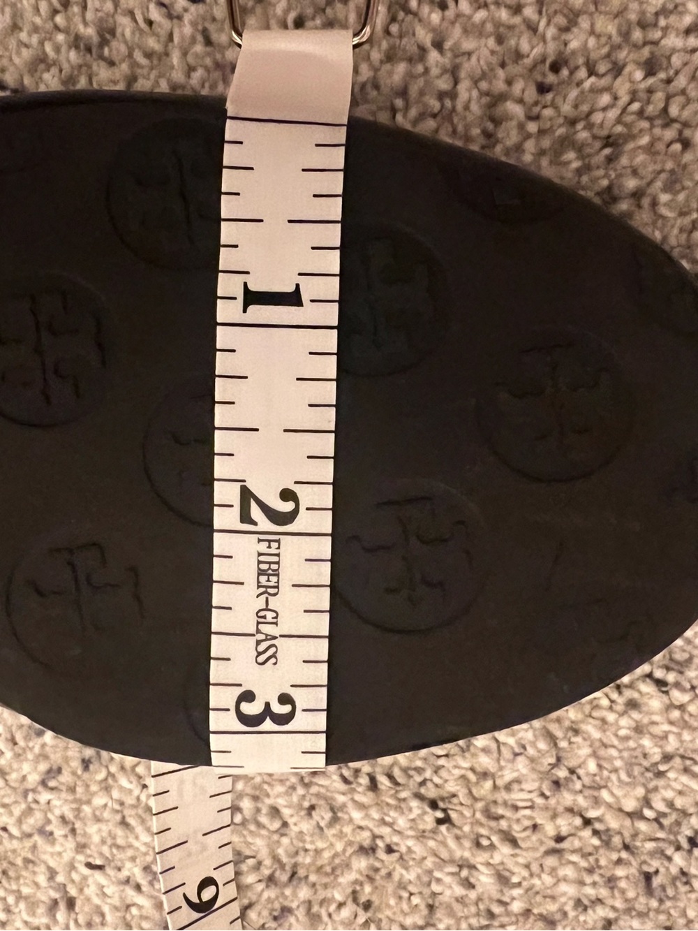 Tory Burch Black Flats with Silver Logo - Picture 10 of 10
